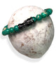 Skull Green Beads Bracelet